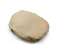 Décoration de voiture Couvercle De Console Centrale Intérieure En Cuir Microfibre Voiture, Garniture Boîte D'accoudoir Pour 4runner 2010 - 2018, Bande Élastique(Beige)