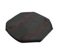 Décoration de voiture Couvercle De Console Centrale Voiture, Boîte D'accoudoir, Couverture En Cuir, Garniture Autocollante Pour Pathfinder 2001 2002 2003 2004(Black-red line)