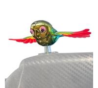 Décoration de Voiture - Décoration de Voiture - Casque - Petit Canard Jaune - Jouet en Caoutchouc - Ornements de Voiture - Pendentif Mignon en Forme de Cochon avec hélice - Accessoires de vélo