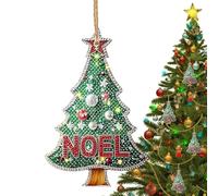 Décoration de voiture en acrylique 2D - Décorations de Noël - Pour voiture, vacances, maison, arbre d'hiver, intérieur, famille, amis