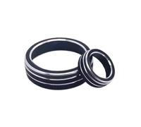 décoration de voiture Pour A3 V8 S3 2014 2015 2016 2017 2018 2019 2pcs Cache bouton central intérieur de voiture Molette multimédia Garniture de volume Autocollant(Black)