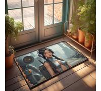 Décoration d'entrée avant Future Warrior: The Peri-Steral In Urban Battle Gear Paillasson Home Goods Country Décorations pour la maison (40 x 60 cm)