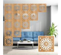 Décoration des cloisons de maison Cloison de salle suspendue, écran de panneau de séparation creux semi-transparent, écran décoratif de bureau de restaurant Séparateurs de pièces suspendus(50pcs)