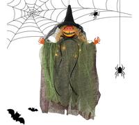 Décoration des Sorcières d'halloween | Décoration d'arbre De 32 Cm | Décoration De Sorcière Suspendue | Ornement Effrayant Brillant pour L'intérieur Et L'extérieur - Light & Compact - Parfait pour Le