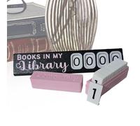 Décoration d'étagère | Décoration de comptoir | Compter des livres dans ma bibliothèque pour l'école, l'étude, la bibliothèque, le salon, l'appartement, le dortoir, la maison, les hommes et les femmes