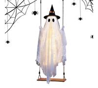 Décoration d'extérieur avec fantôme oscillant et réglable | Joli arbre fantôme pour intérieur patio, allée, maison hantée, porte d'entrée, porche, fête murale