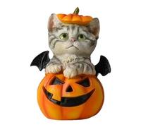 Décoration d'Halloween 2021, Antiques malicieuses édition spéciale KzW746 (blanc, 12,5 cm)