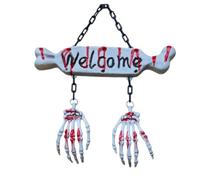 Décoration d'Halloween à suspendre avec lumières LED pour fête étrange et maison hantée Accessoires effrayants d'Halloween