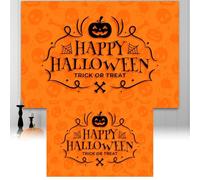Décoration d'Halloween d'extérieur Préparez-vous à effrayer et surprendre avec notre toile de fond d'Halloween, parfaite pour les décorations hantées, les décorations réutilisables (orange, 210 x 150