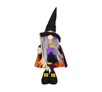 Décoration d'Halloween effrayante sans visage - Décoration d'Halloween debout - Ornement de bureau pour salon, fête à la maison - Figurine effrayante pour une atmosphère festive (B, 22 x 10 cm)