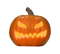 Décoration d'halloween Jacki O Lantern avec Citrouille Lumineuse et Visage Effrayant, Citrouille Lumineuse LED Jack-o'-Lantern pour Porche Jardin Table, pour Halloween et Thanksgiving