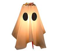 Décoration d'Halloween, support de bol à bonbons, support de fantôme LED, récipient lumineux pour tours ou friandises avec design effrayant, fonction lumineuse pour affichage intérieur, porche