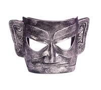 Décoration d'Halloween sur le thème des monticules à trois étoiles pour femmes et hommes, Halloween, bal masqué, fête costumée, adulte, Argenté., taille unique