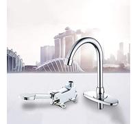 Décoration d'ingénierie de l'évier de la cuisine tout mélange de mélange de cuivre Tap de laboratoire Pédale de salle de bain Basin Basin Taps Robinet d'eau potable Beauty Comes
