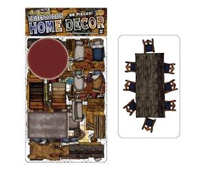 Décoration d'intérieur - 66 pièces de meubles et accessoires double face pour débutants et maîtres identiques - Objets de jeu de rôle pour donjons et dragons - Accessoires de cartes immersifs pour RPG