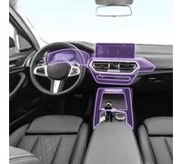 Décoration d'intérieur Console centrale intérieure de voiture Film protection peinture TPU transparent autocollant anti-rayures écran LCD PPF ， pour X3 G01 2018-2023