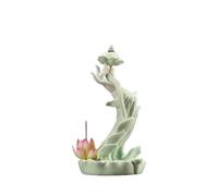 Décoration d'intérieur en céramique en forme de main de Bouddha pouvant être utilisée pour placer de l'encens dans les bureaux, les salons, les entrées et les décorations Feng Shui