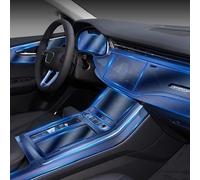 Décoration d'intérieur Film de protection transparent en TPU pour console centrale intérieure voiture, pour Audi Q7 Q8 2019-2022
