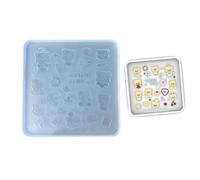 Décoration d'intérieur flexible en silicone pour adorable ours en gypse et résine - Convient à tous les âges - Multifonction