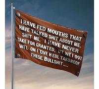 Décoration d'intérieur « Men I Have Never Taken Anything For Granted » - Drapeau décoratif pour homme, grotte, garage, décoration pour hommes (30 x 45 cm)