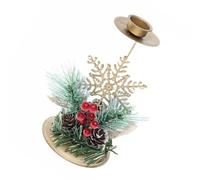 Décoration d'intérieur Porte-Bougie en Fer for Centre de Table Noël pour Table Basse