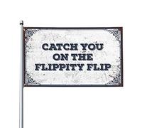 Décoration d'intérieur pour homme avec drapeau à rabat « Attrape You On The Flippity » pour chambre à coucher, décoration de camping-car (120 x 180 cm)