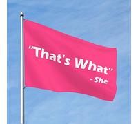 Décoration d'intérieur pour homme avec drapeau « That'S What She Said » - Décorations pour l'intérieur des garçons (30 x 45 cm)