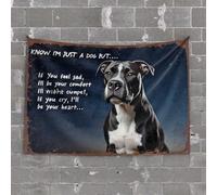 Décoration d'intérieur pour homme - Confort du chien : votre compagnon de confiance à travers les émotions - Tapisserie pour chambre de garçon et homme (75 x 100 cm)