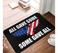 Décoration d'intérieur pour hommes All Gave Some Gave All Military Doormat Farmhouse Bath Rug Front Door Decor (taille : 50 x 80 cm)