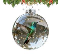 Décoration d'oiseau de Noël 3D résistante aux éclats pour sapin de Noël | Décoration de Noël oiseaux pour intérieur, dessus de table, mur, extérieur, fête, maison