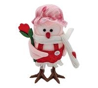 Décoration d'oiseaux phosphorescents - 20 cm, ornement de table de la Saint-Valentin, figurine d'oiseau coloré | Décoration de table d'animaux drôles pour la maison, le studio, le restaurant, la salle