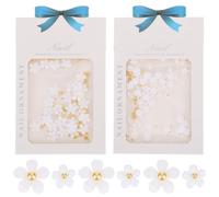Décoration D'ongles en Résine Blanche, Accessoires Nail Art Ongles | Fleurs Miniatures Japonaises, Bijoux de Manucure Soi-même, Usage à Maison et Occasions Spéciales