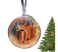 Décoration D'ornement De Boîte Express, Ornement Paquets Amusants Forfaits d'arbre avec Lumière Décorations Amusantes Boules Noël pour Le Nouvel an, La Voiture, Les Enfant