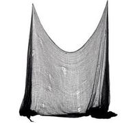 Décoration drap noir Halloween Taille Unique G