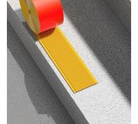 Décoration du bord de l'escalier, Nez de marche auto-adhésifs, bandes de traction, protection de bord d'escalier, multicolore, plusieurs tailles(Beige,5cm(2inch))