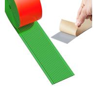 Décoration du bord de l'escalier, Nez de marche autocollant en vinyle multicolore, 1 à 3 m, lot de 51(Green,1.5m/59in)