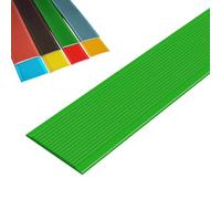 Décoration du bord de l'escalier, Nez de marche autocollant imperméable multicolore, plusieurs tailles, for escaliers intérieurs et extérieurs(Green,3m/118in)