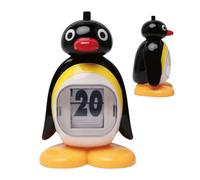 Décoration du Calendrier De La Table des Pingouins | Calendrier des Figures Animales Vintage avec Pression Perpétuelle | Décoration De Bureau Mignonne | Acrylique Rétro comme Un Élégant AC
