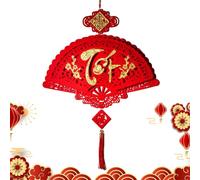Décoration du Nouvel An à caractère vietnamien,ornements du Nouvel An vietnamien | Ornement Décorations du festival du printemps rouge | Ornements décoratifs uniques, décoration de porte