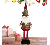 Décoration du Père Noël, Décoration du Père Noël | Bonhomme de neige de Noël debout avec jambes extensibles Bonhomme de neige | Figure debout de bonhomme de neige, Décoration Natal