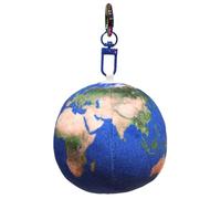 Décoration du système solaire, 7,5 cm à suspendre Système solaire rempli | Poupée d'une planète, pour sacs à main, porte-monnaie, bijoux, porte-monnaie, sacs à dos, femmes et hommes, Terre bleu clair