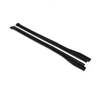 Décoration Durable de Voiture Extensions De Jupes Latérales De Voiture, Séparateurs, Diffuseur De Pare-Chocs, Becquet, Tabliers, Accessoires pour A4 2017 2018 2019 2020-2023(Matte Black)