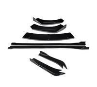 Décoration Durable de Voiture Séparateurs De Pare-Chocs De Voiture, Becquet À Lèvres, Extensions De Jupes Latérales, Accessoires d'angle D'enveloppe pour Magotan B6 2007 - 2011(Gloss Black)