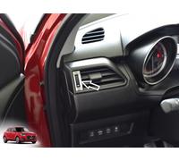 Décoration en acier inoxydable pour Suzuki.Swift Sport 2017-2024 pour interrupteur d'admission d'air, 2 pièces en acier inoxydable AZ RZ A2L A GL GLX SHVS AllGrip Hybrid Swift Tuning Accessoires