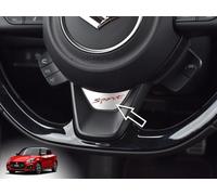 Décoration en acier pour 2017-2024 Suzuki SWIFT Sport | Pour le volant | 1 Pièce Inox AZ RZ A2L A GL GLX SHVS AllGrip Hybrid Swift Tuning Accessoires