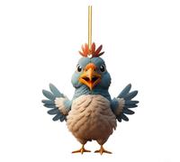 Décoration en acrylique à suspendre en forme de coq en forme de poule
