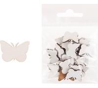 Décoration en bois 24pcs Papillon moyen