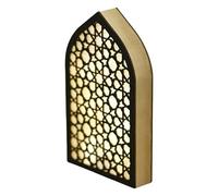 Décoration en bois à LED à suspendre pour fêtes de l'Aïd, décoration de mosquée du Ramadan pour salon ou magasin