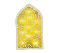 Décoration en bois à LED à suspendre pour fêtes de l'Aïd, décoration de mosquée du Ramadan pour salon ou magasin