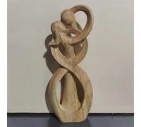 Décoration En Bois, Ornement D'amour Indépendant, Bloc De Bois Artisanal, Pour La Maison, Le Bureau, Pr Sale